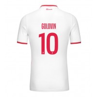 Moški Nogometni dresi AS Monaco Aleksandr Golovin #10 Domači 2024-25 Kratek Rokav